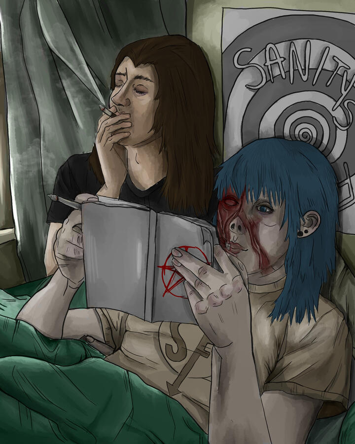 Sally Face Fan Art